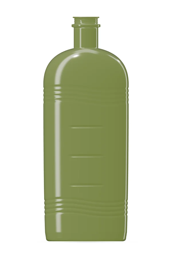 Bouteille PET ORIKA 750 ml, vert olive, sans bouchon · illustration générée